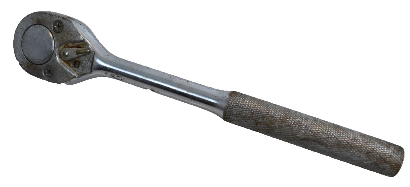 Proto Tools 5449 10″ Standard Reversible Ratchet 1/2″ Drive Knurled Handle USA