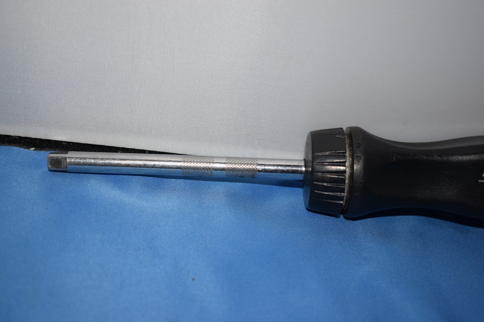 Snap-On Tools 1/4″ Ratcheting Socket Screwdriver W/Black Hard Handle TMR4 D-2