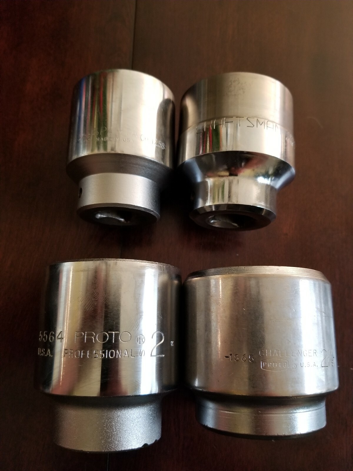 Proto Sparta Craftsman 3/4 Drive Big Size 12PT Sockets Lot Of 4