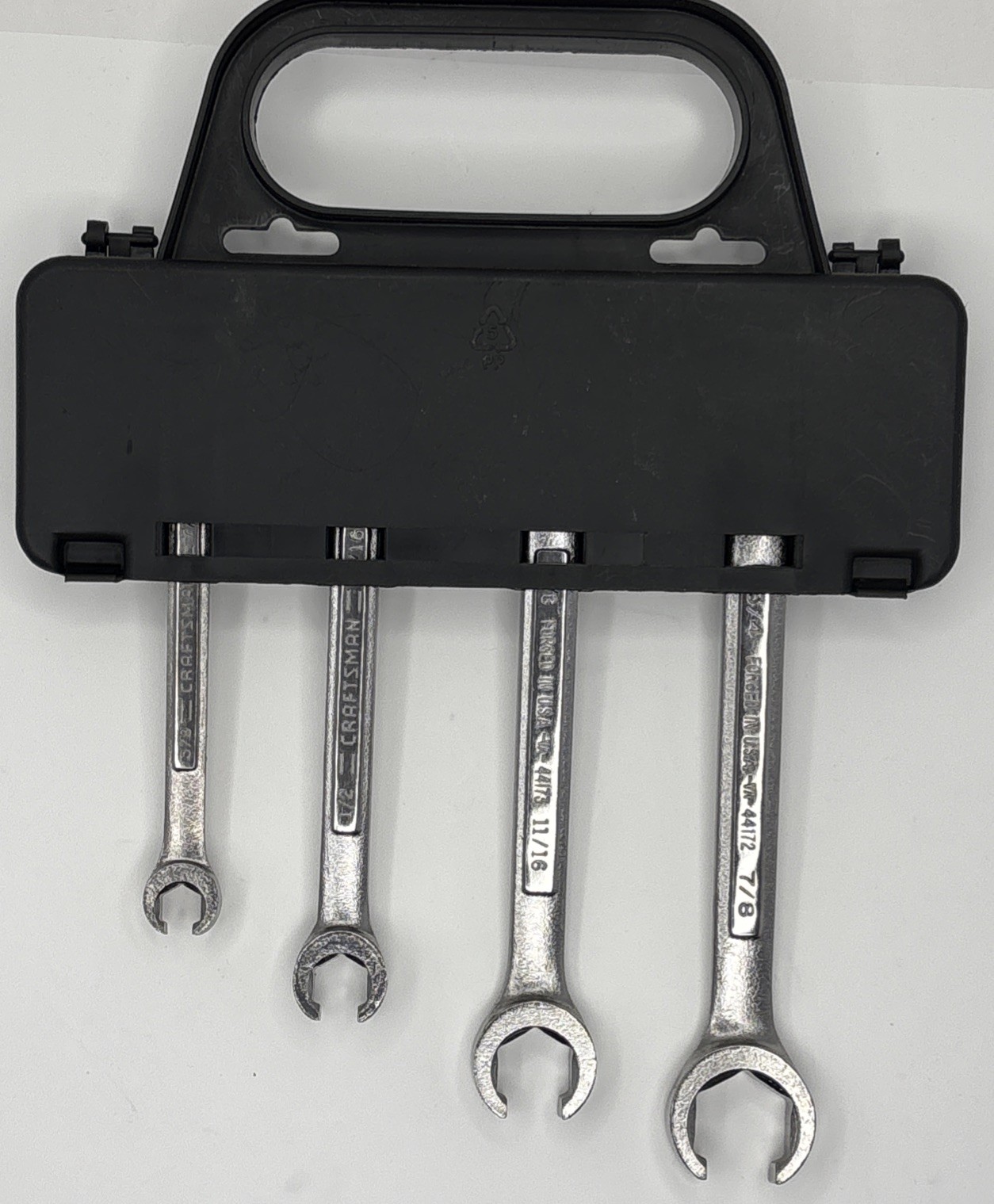 Sears Craftsman SAE 4 Pc Flare Nut Wrench Set 44195-3/8 to 7/8” ^V New