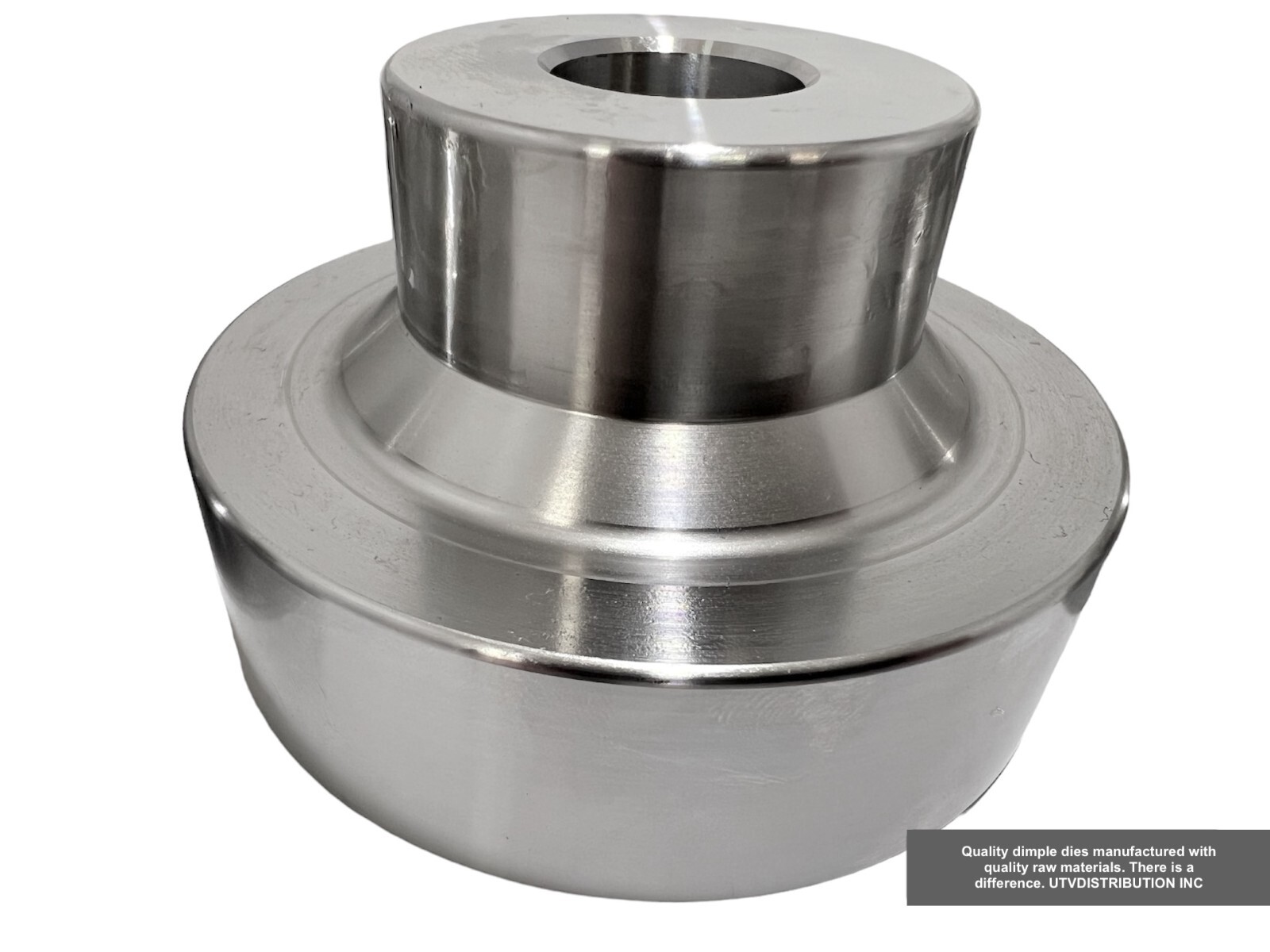Dimple Die 3″ high grade treated tool steel press or bolt together