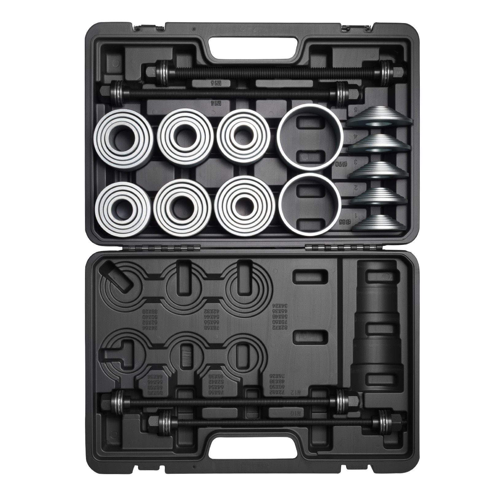VEVOR Pull and Press Sleeve Kit Bush Bearing Removal Insertion Tool Set 36 PCS