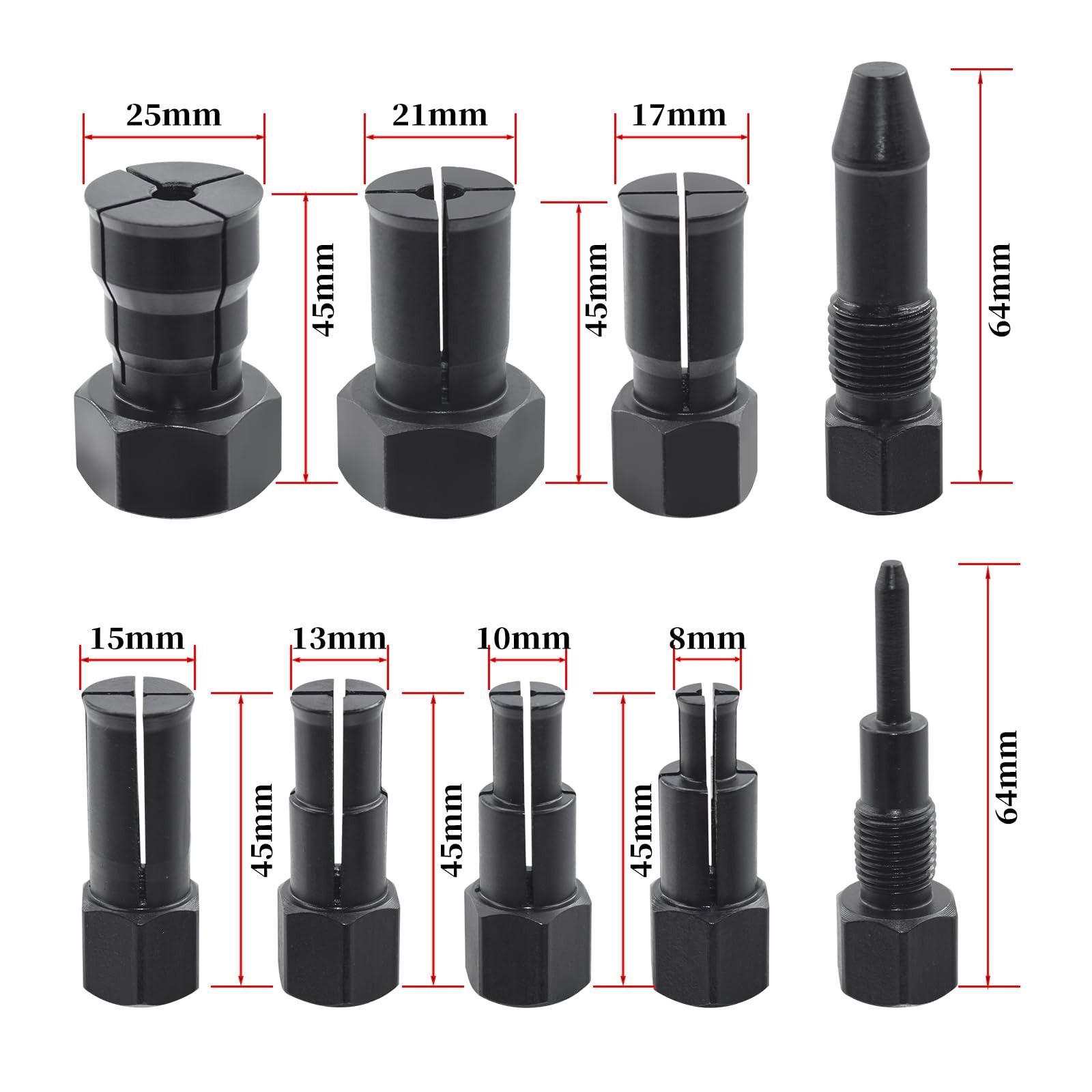 Yuesstloo 10Pcs Motorcycle Bearing Extractor Puller Tool Kit, Professional…