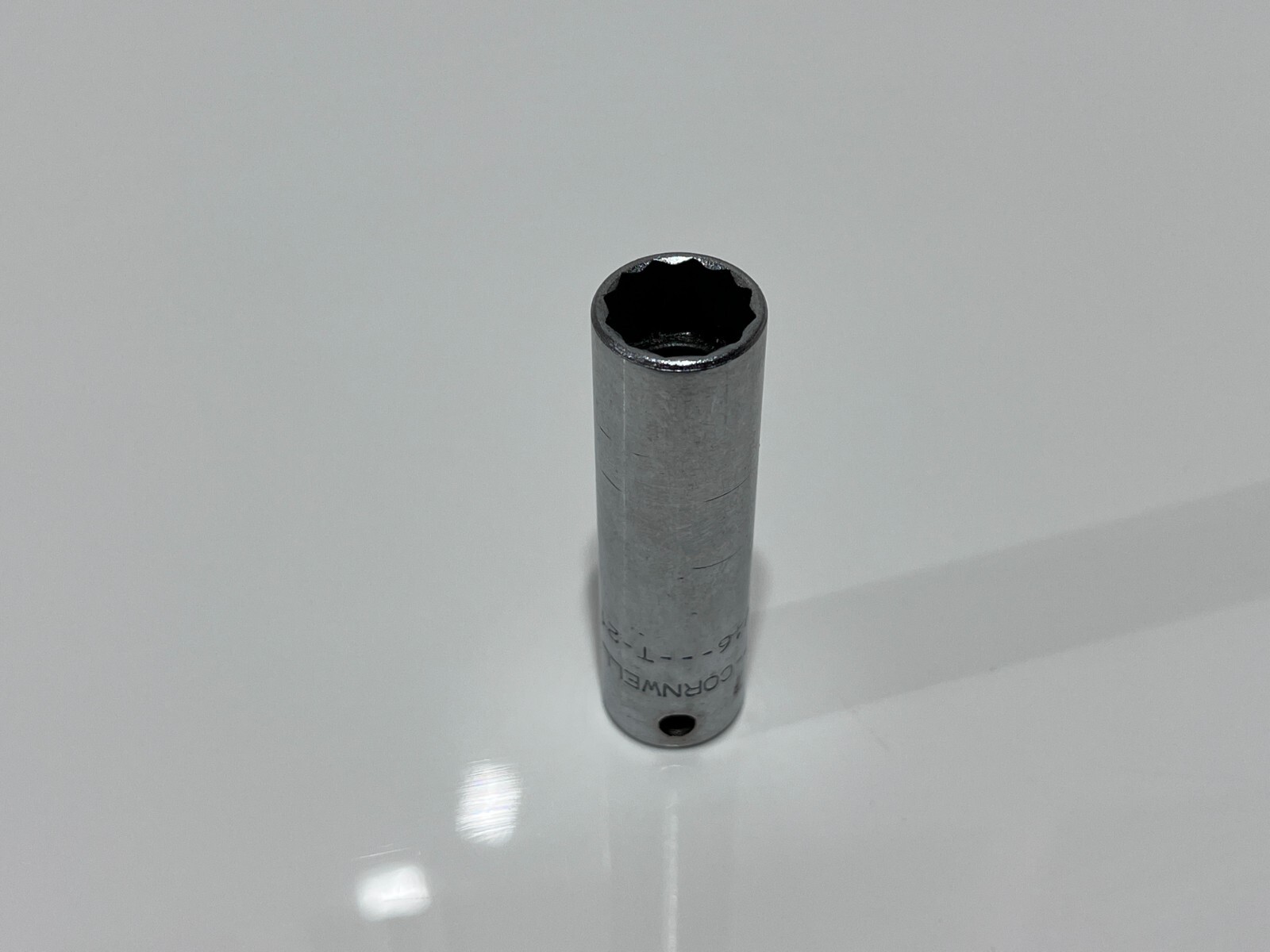 Cornwell Tools USA T-2118-L 3/8″ Drive 9/16″ SAE Deep Chrome Socket – 12 Point