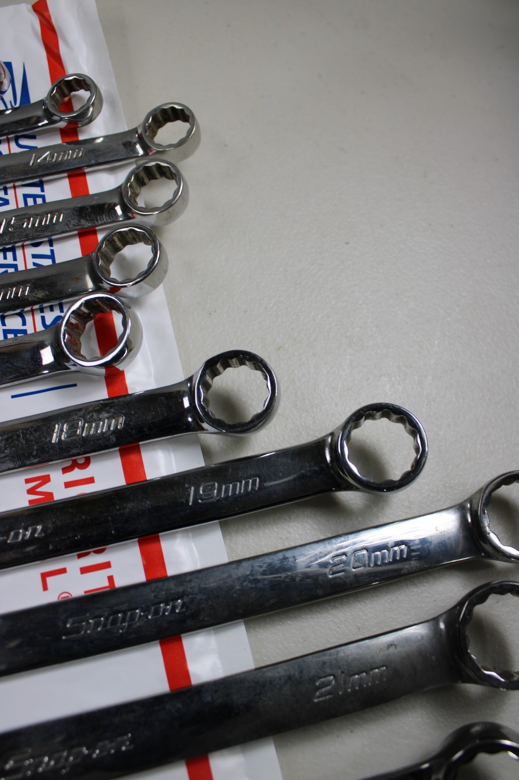 Snap on OEXM713B 13 Pc Metric Wrench Set 10-22mm
