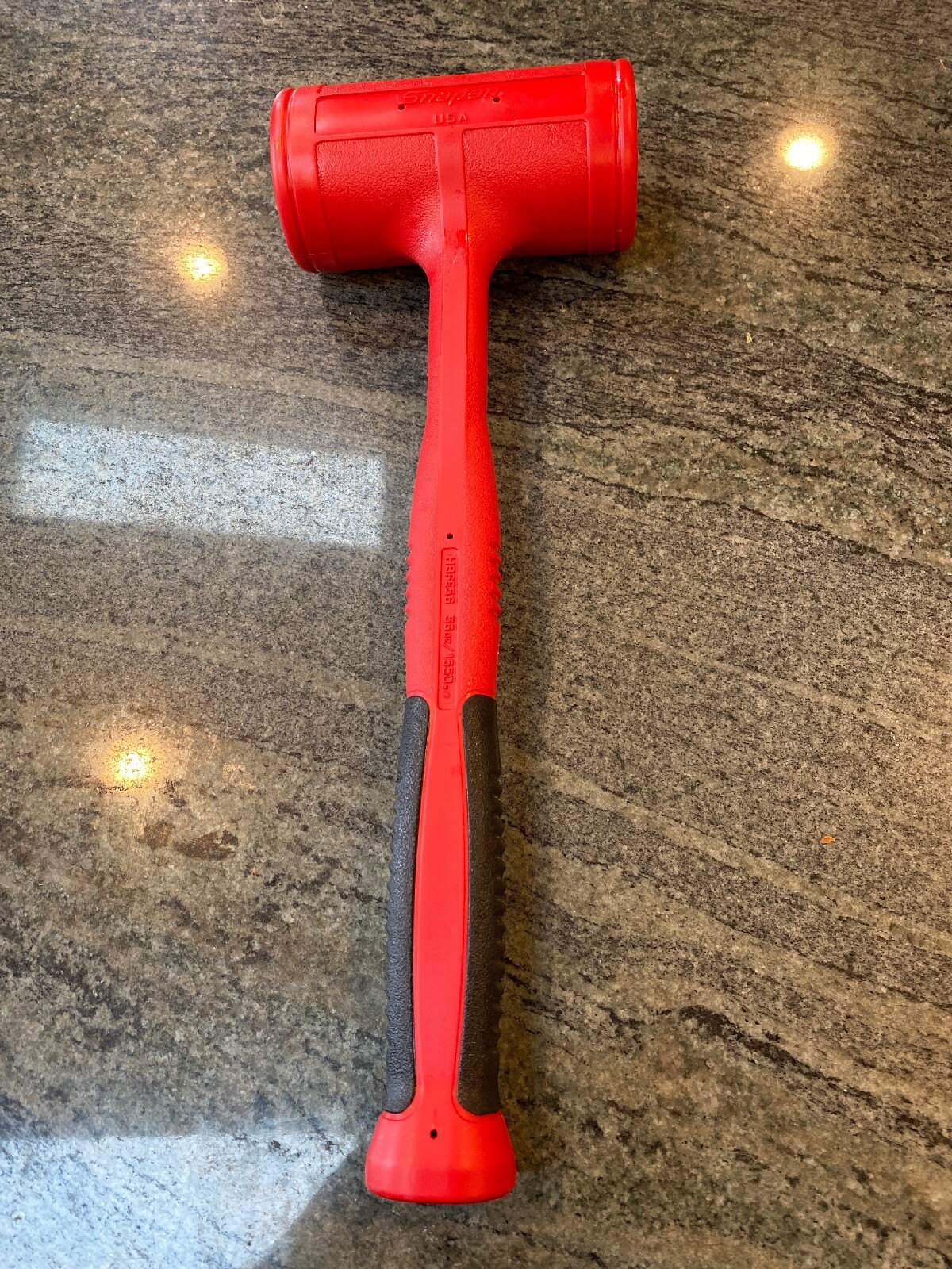 Snap On hbfe56 56 ounce soft grip dead blow hammer red