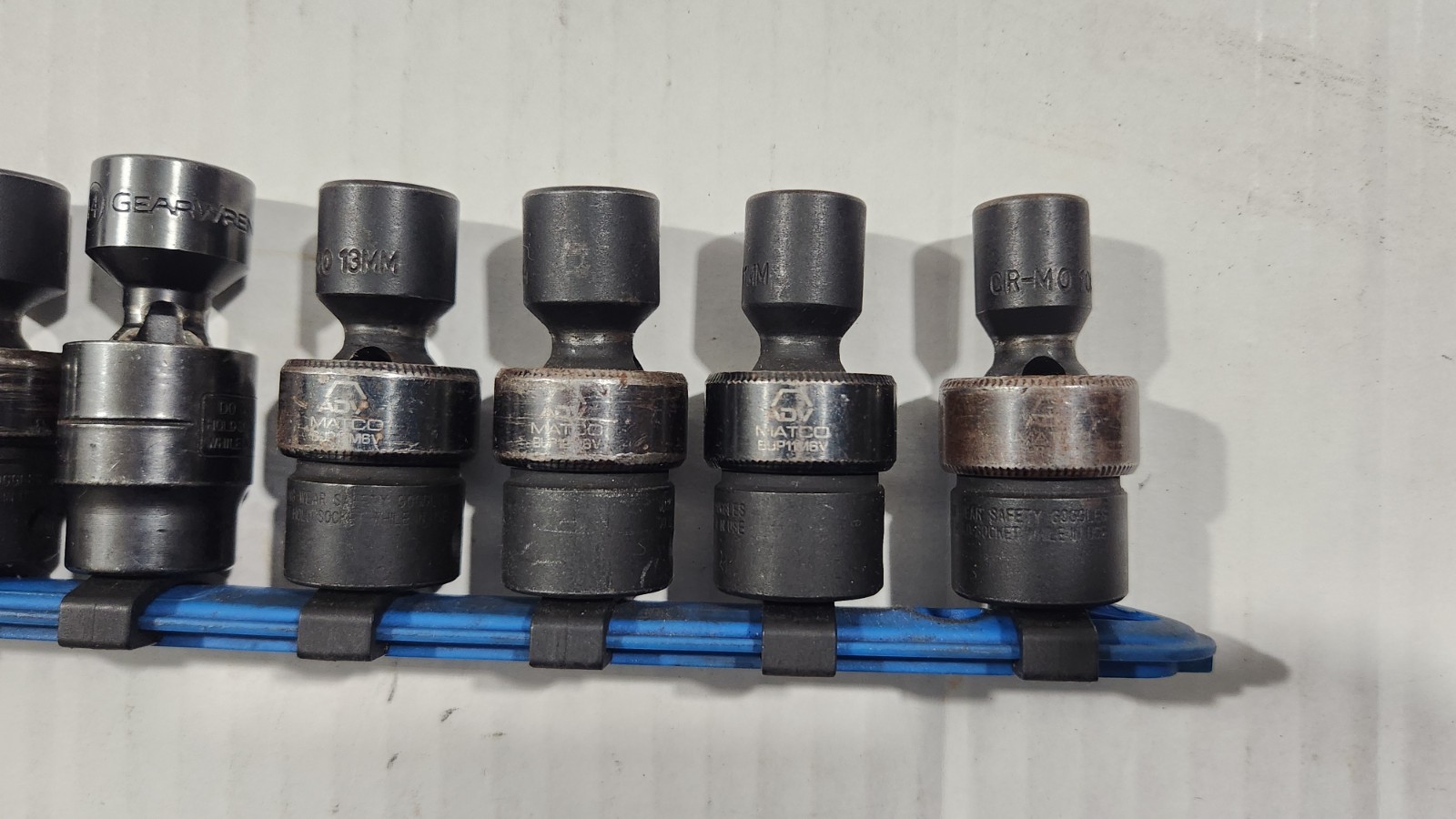 Matco 10-19MM ADV 10 Pc. 3/8″ Metric 6 Point Swivel Universal IMPACT Socket Set