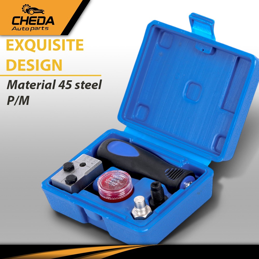 Universal Handheld Car Brake Line Flaring Tool Kit 3/16» Single Flare W/Storage