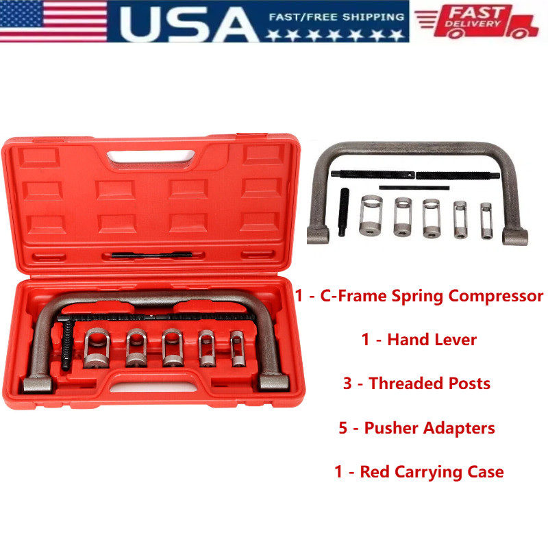 5 Sizes Valve Spring Compressor Pusher Automotive Tool For Car Motorcycle Kit-