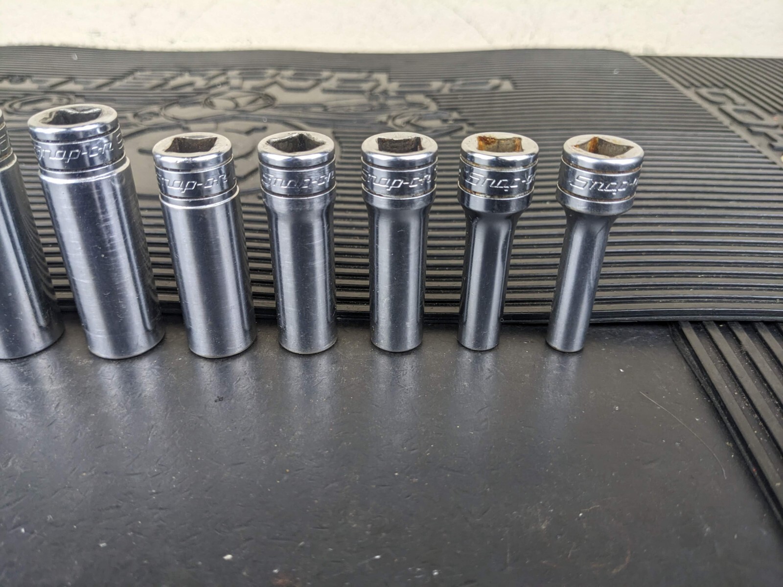 #bg224 Snap on Tools 211SFSY 3/8″ Drive Deep Chrome Socket Set Socket Set