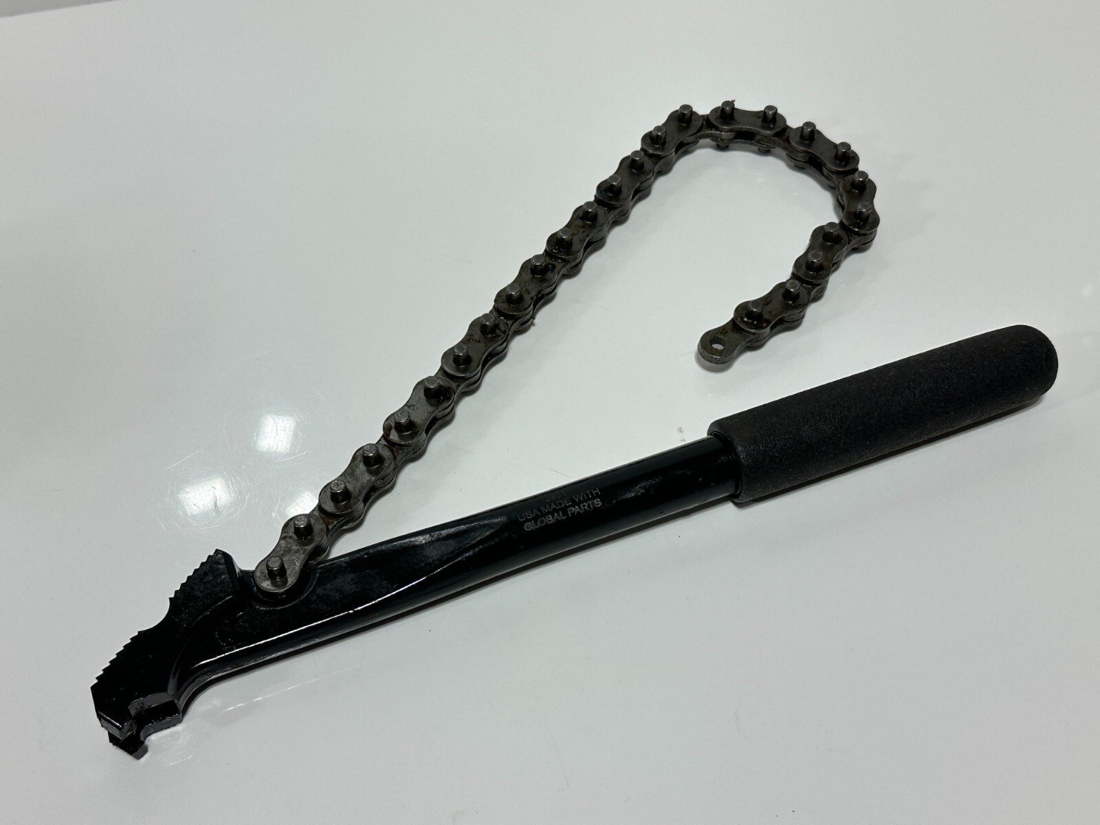NEW Proto Tools USA Made J801 Chain Wrench, Black Steel