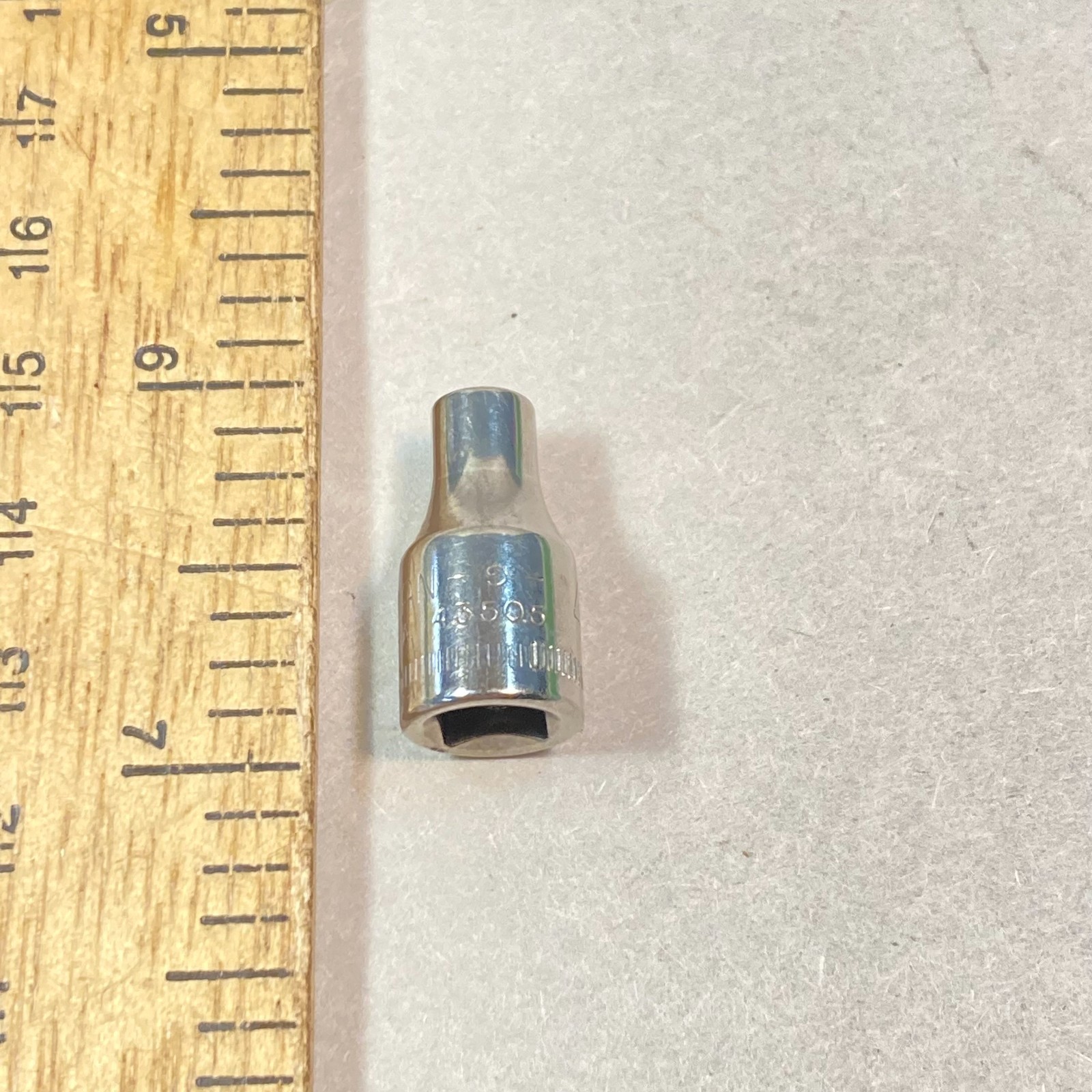 Craftsman 4 mm Socket Metric 1/4″ Drive 6 Point -G- #43505 USA
