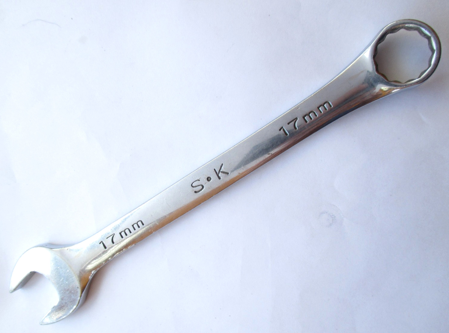 SK / S-K Tools Metric Combination Wrench, 17mm, 88317. 12 Point.