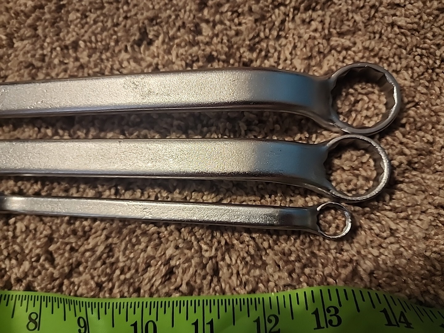 ProAmerica Offset Wrench Lot Box End 15/16-1, 3/4-7/8, 3/8-7/16 – Made In USA