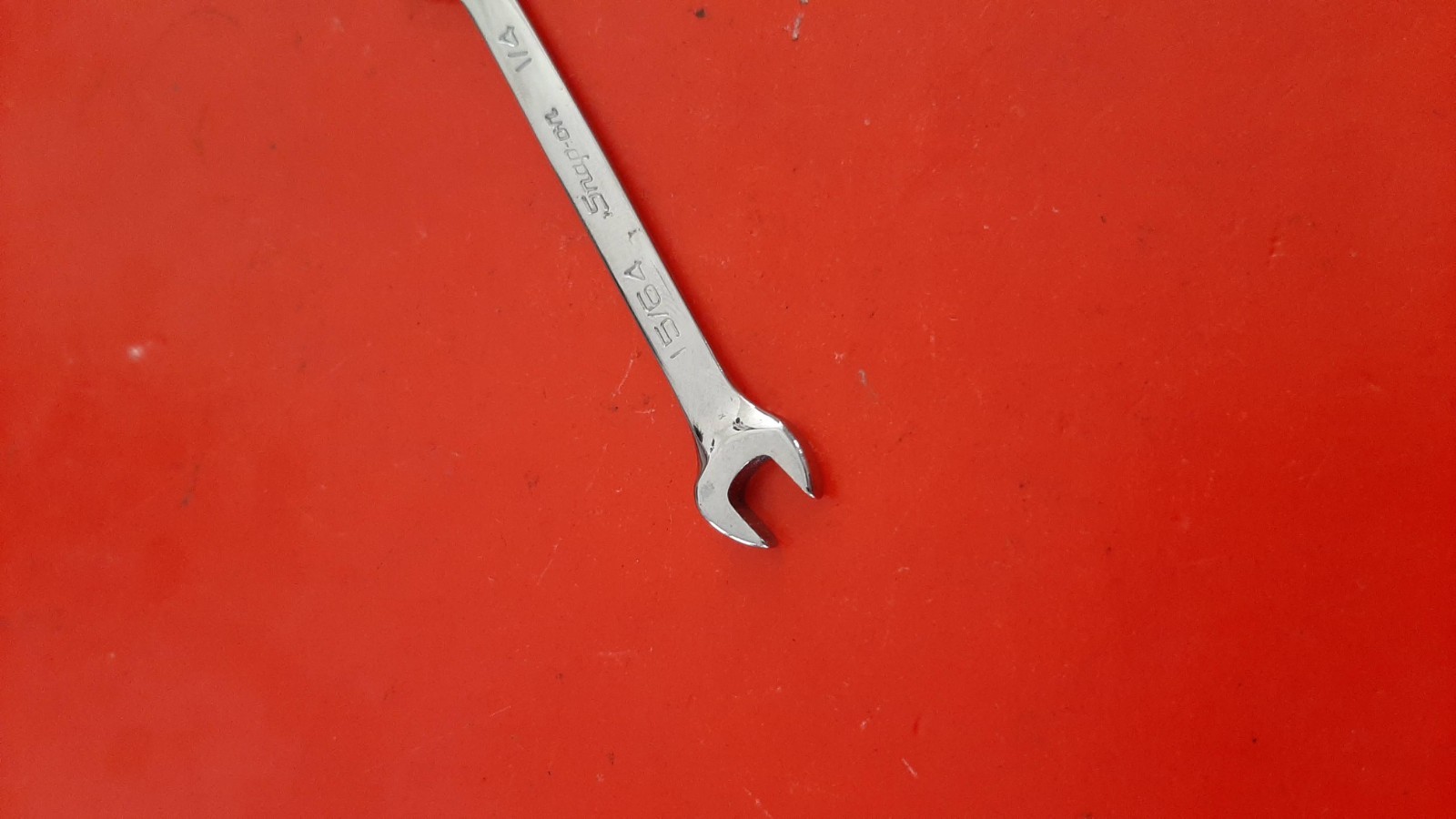 Snap-on Tools 15/64″ X 1/4″ Offset Open Ignition Wrench DS1516A USA ENGRAVED