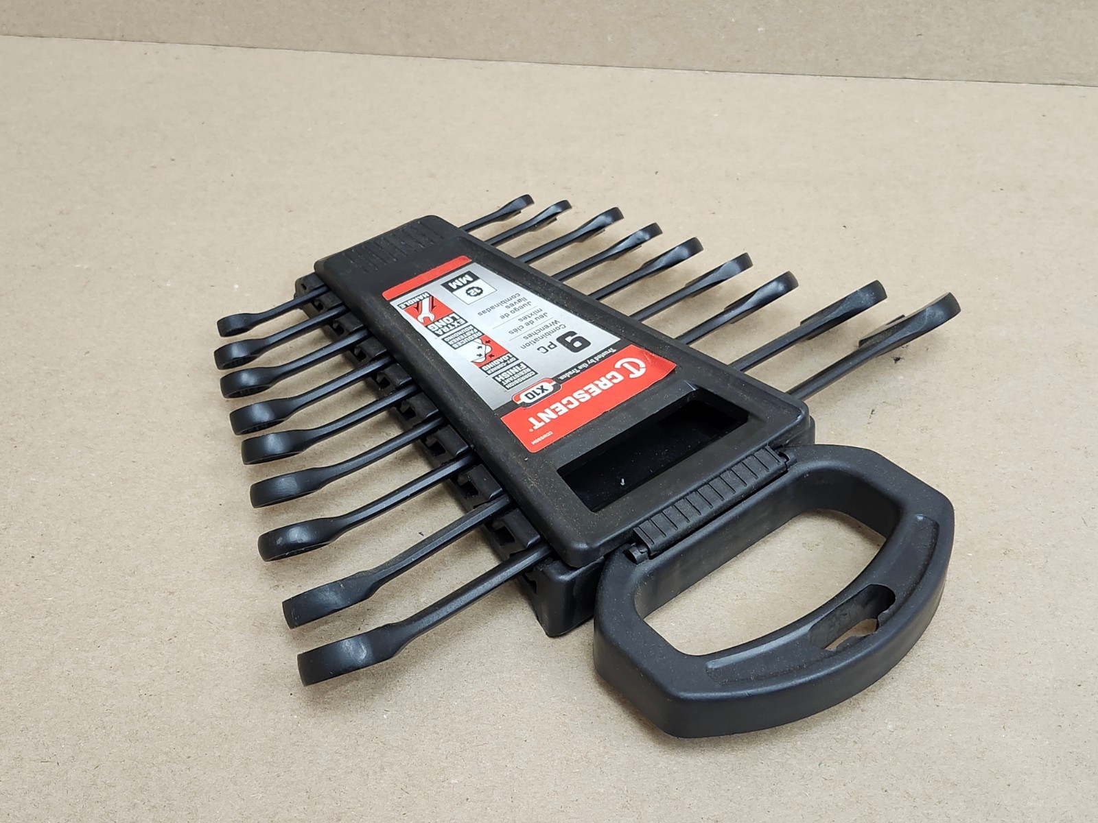 Crescent CCWS9BM X10 12 Point Metric Combination Wrench Set 9 pc