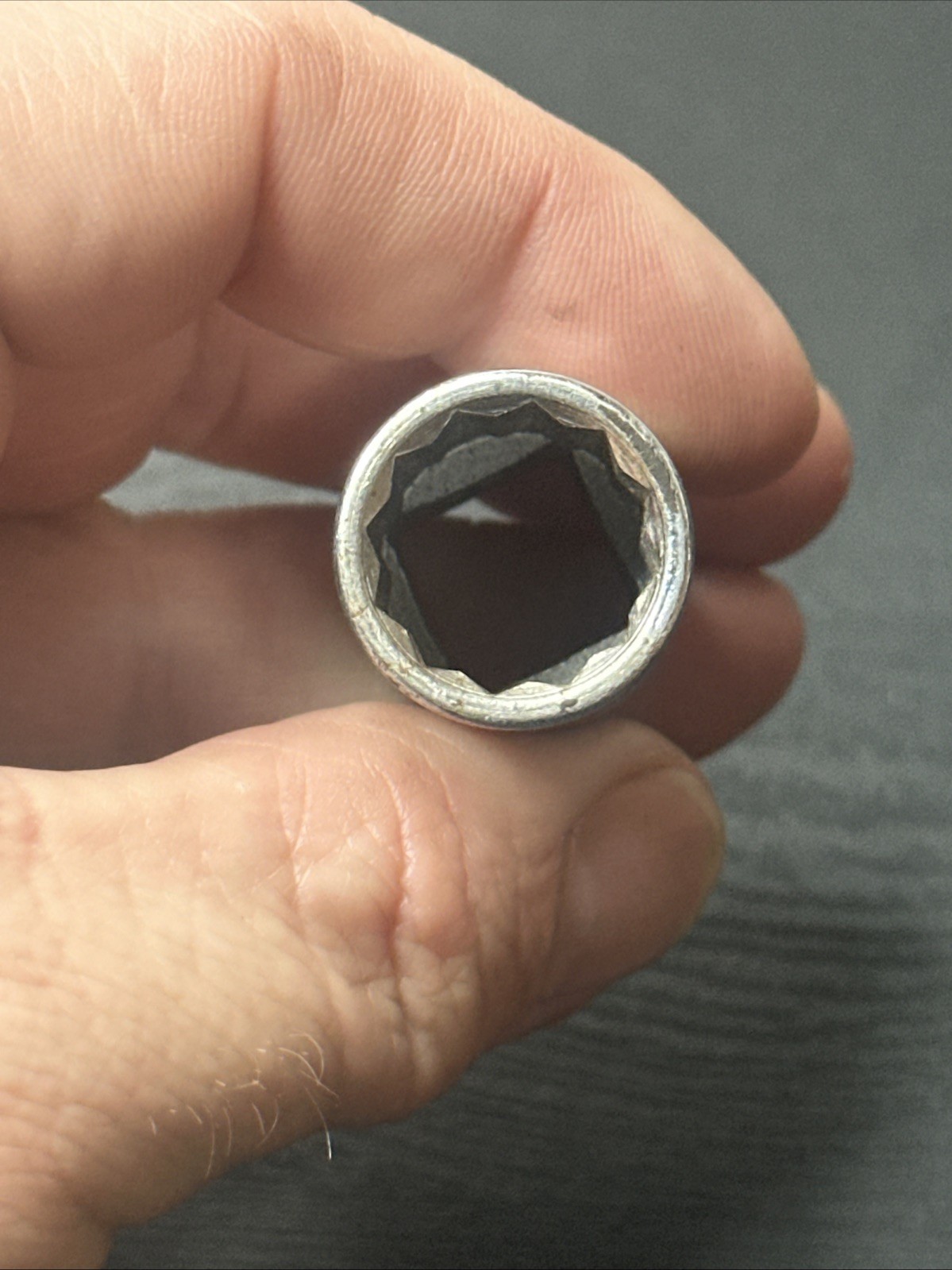 Craftsman Vintage 1/2″ Dr 15M/M 12 Point Shallow Socket 44236 V USA