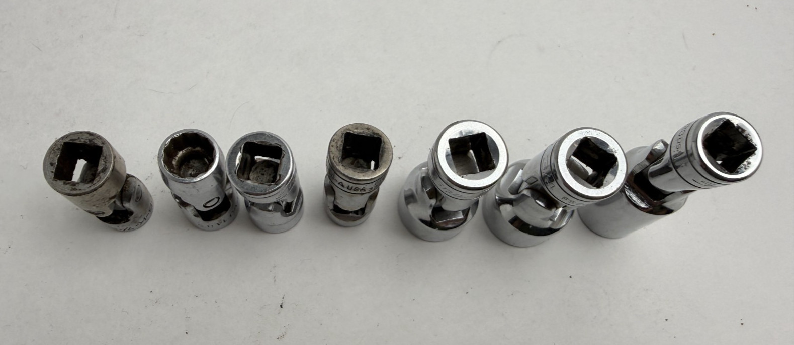 Snap-on Tools USA 6 Piece 3/8″ Drive SAE 6 Point & 12 Points Mix SWIVEL Sockets
