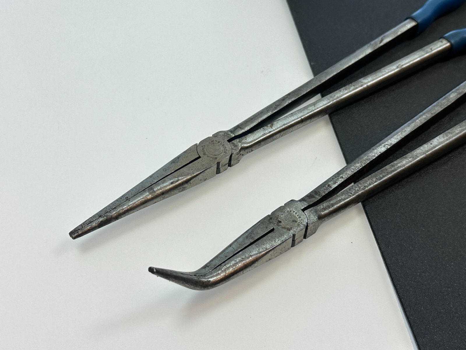 Blue Point Tools 2pc Extra Long 16″ Blue Grip Needle Long Nose Pliers Set Lot