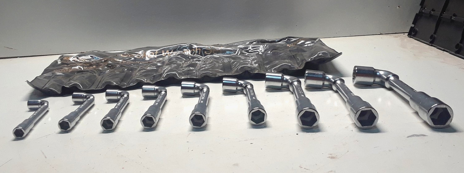 Vintage Craftsman Professional 9pc Metric Angle Socket Wrench Set Metric 34699
