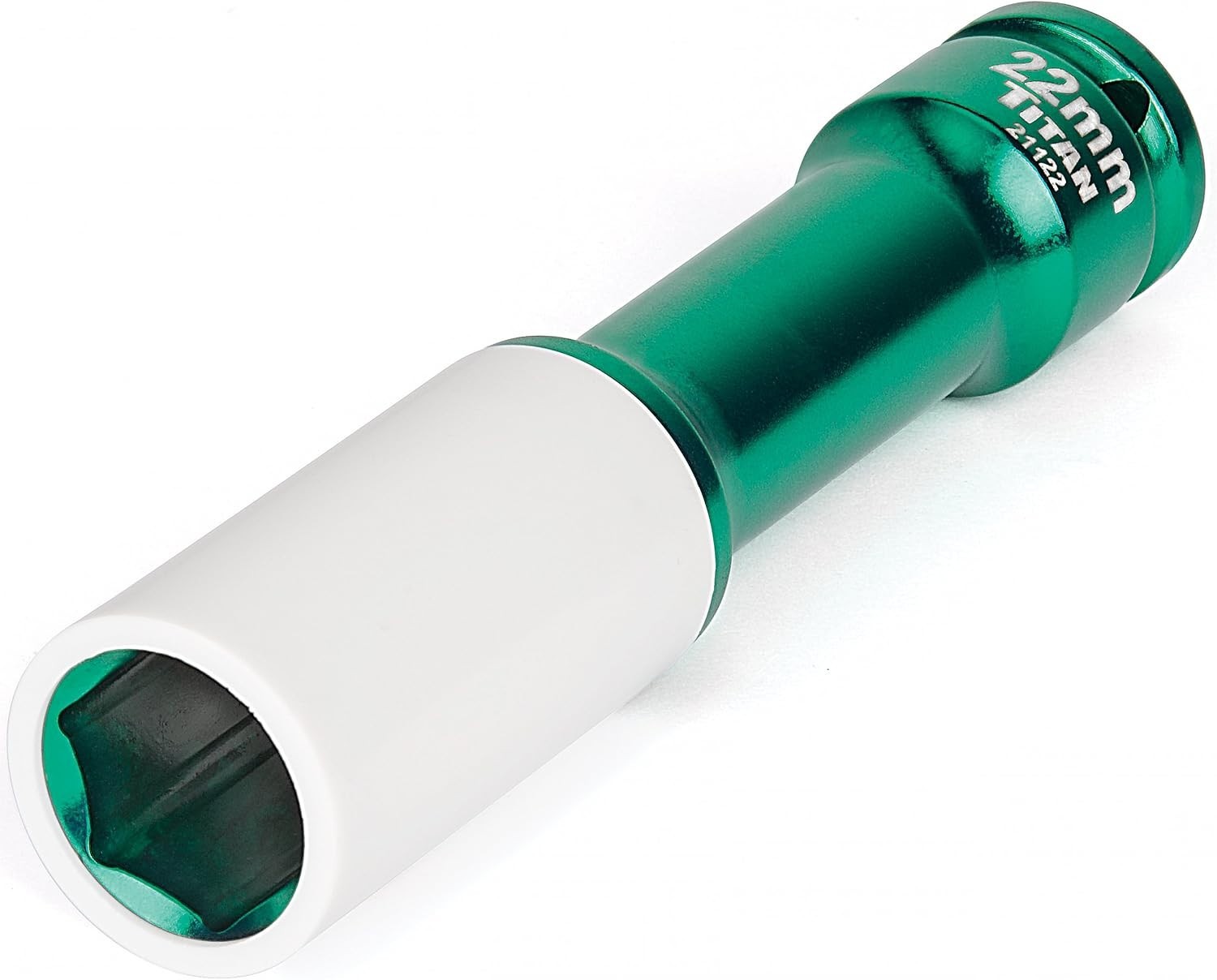 22mm Extra-Long Non-Marring Lug Nut Socket, 1/2-Inch Drive | Durable Chrome Moly