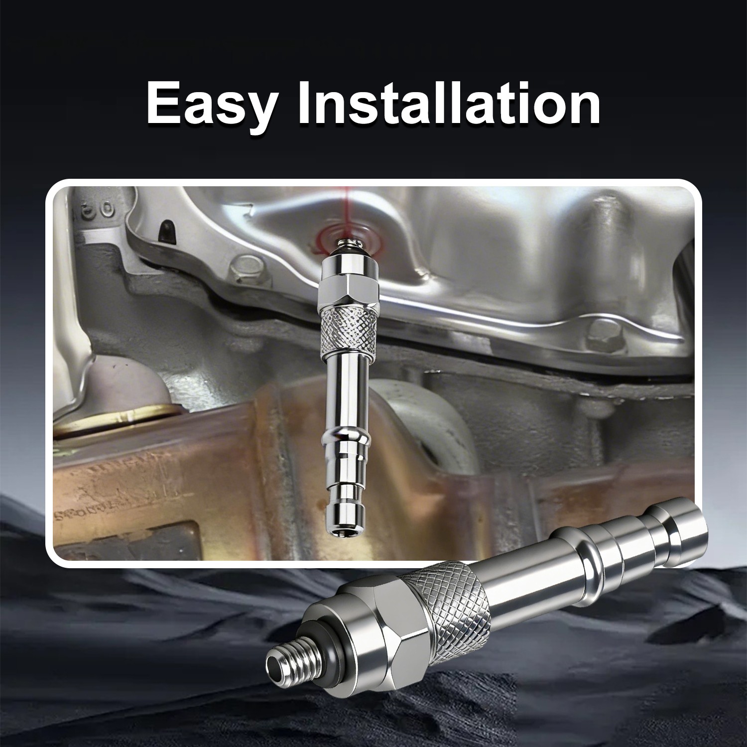 304 Stainless Steel ATF Fill Fitting for GMC Sierra 1500 2015-2019 51190