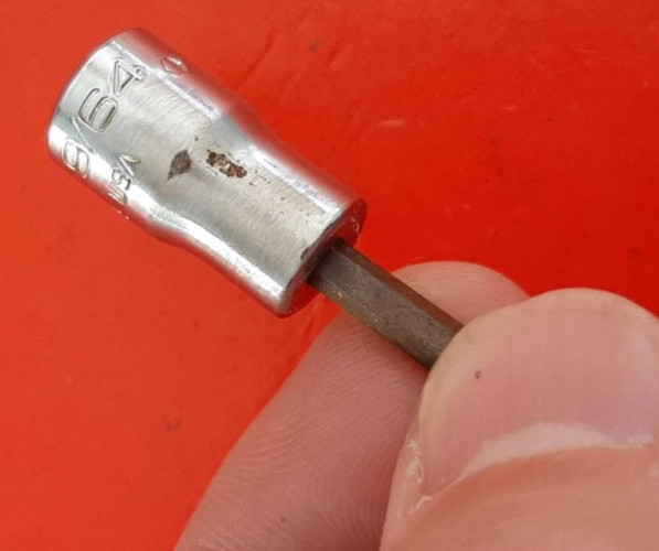 Snap-on Tools USA 1/4” Drive 9/64” SAE Ball Hex Bit Socket TMAB4.5E Engraved