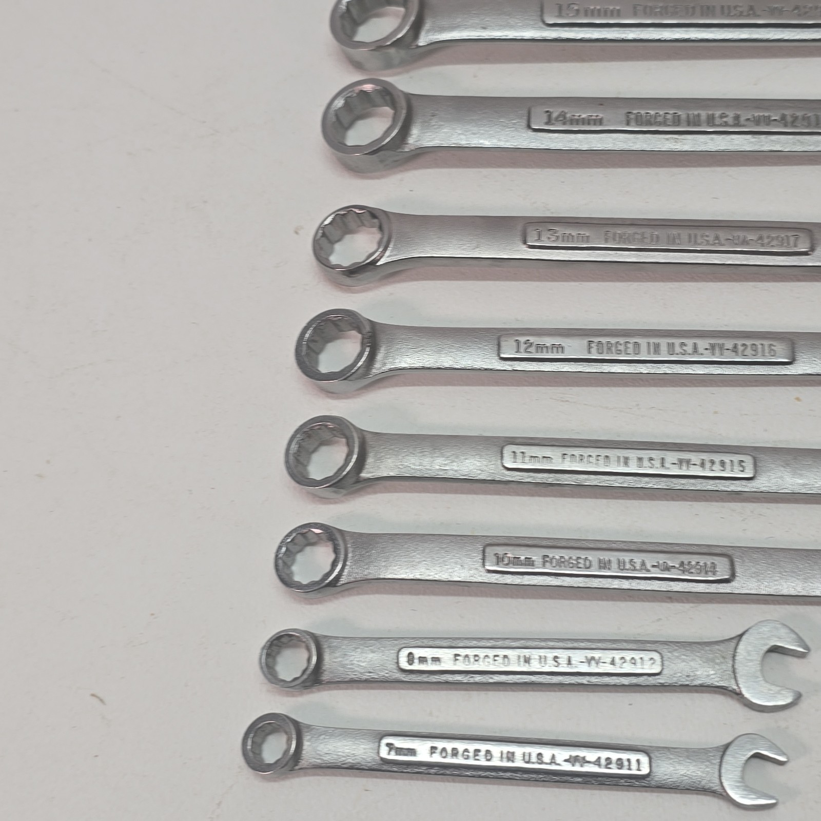 Craftsman USA 11 pc. 12pt Metric Combination Wrench Set 7mm-19mm