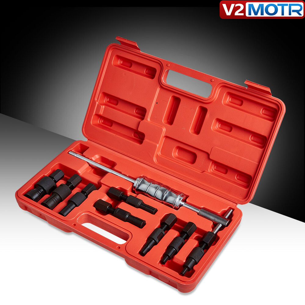 9pc Inner Bearing Puller Set Slide Hammer Internal Blind Hole Remover Tool Kit
