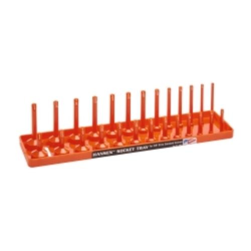 Hansen Global 3805 3/8 Inch Socket Holder Tray Orange