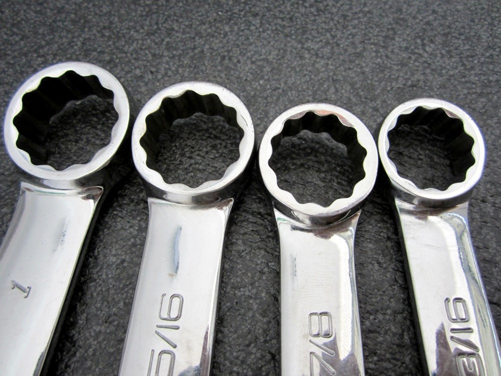 Snap-on 13/16″ 7/8″ 15/16″ 1″ SAE Combination Wrenches OEX USA