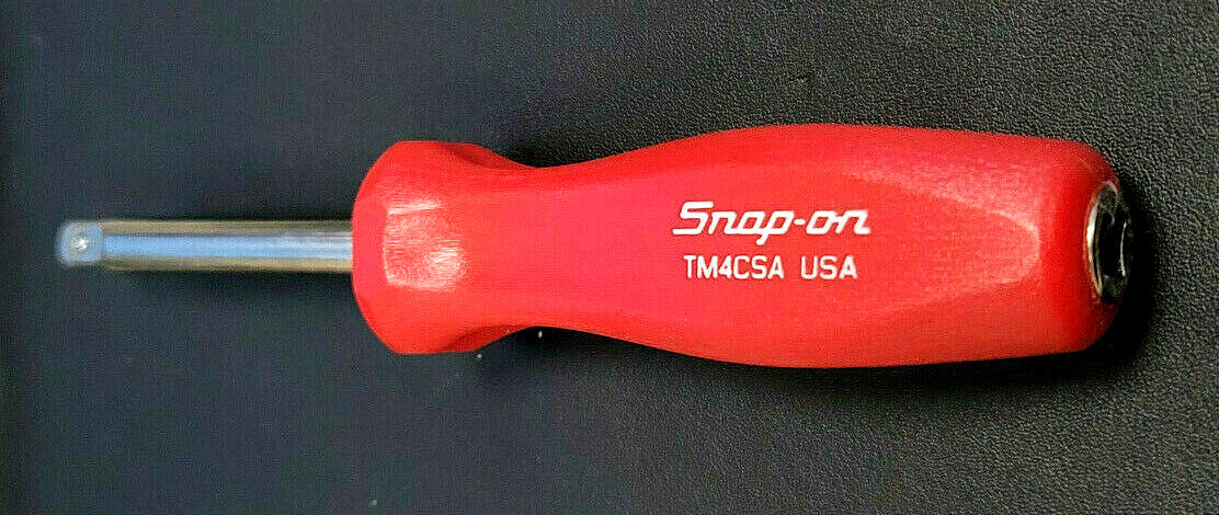 NEW Snap-On ™ Tools RED Hard Plastic Handle 1/4″ Standard Shank Driver TM4CSA