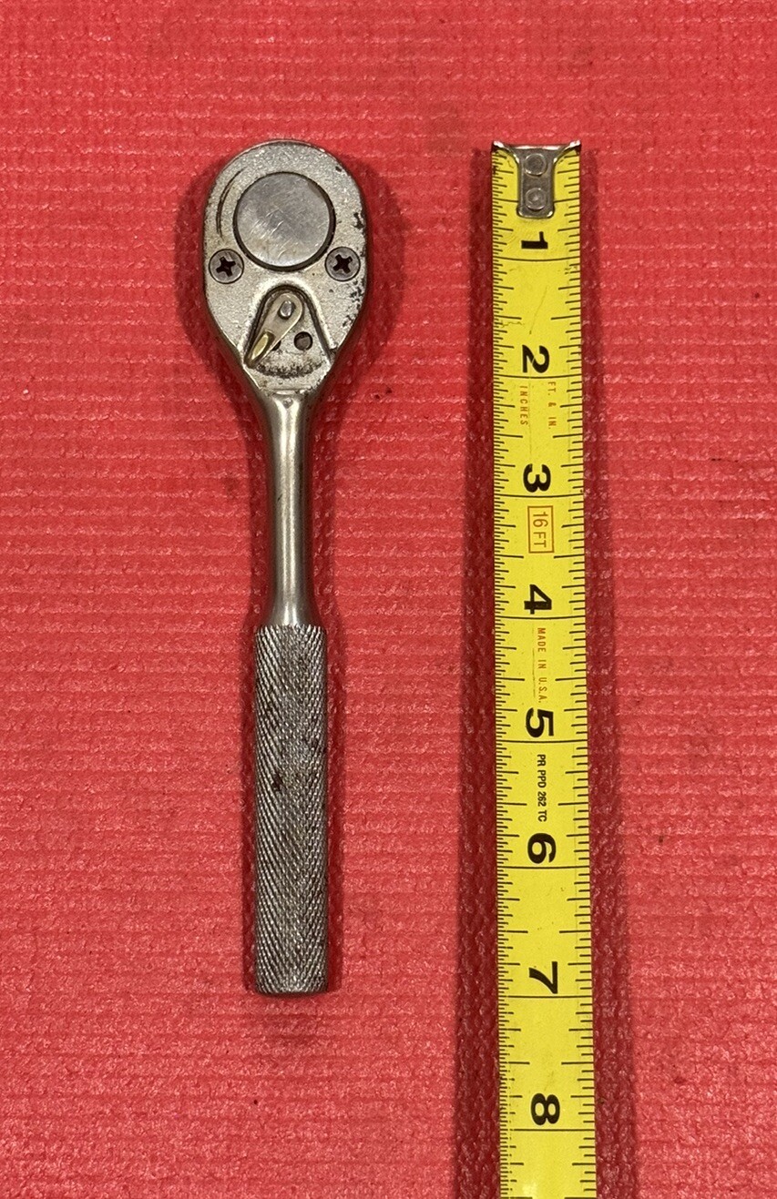 Proto Tools 5249, 3/8″ Drive Pear Head Ratchet Knurled Handle Made in USA