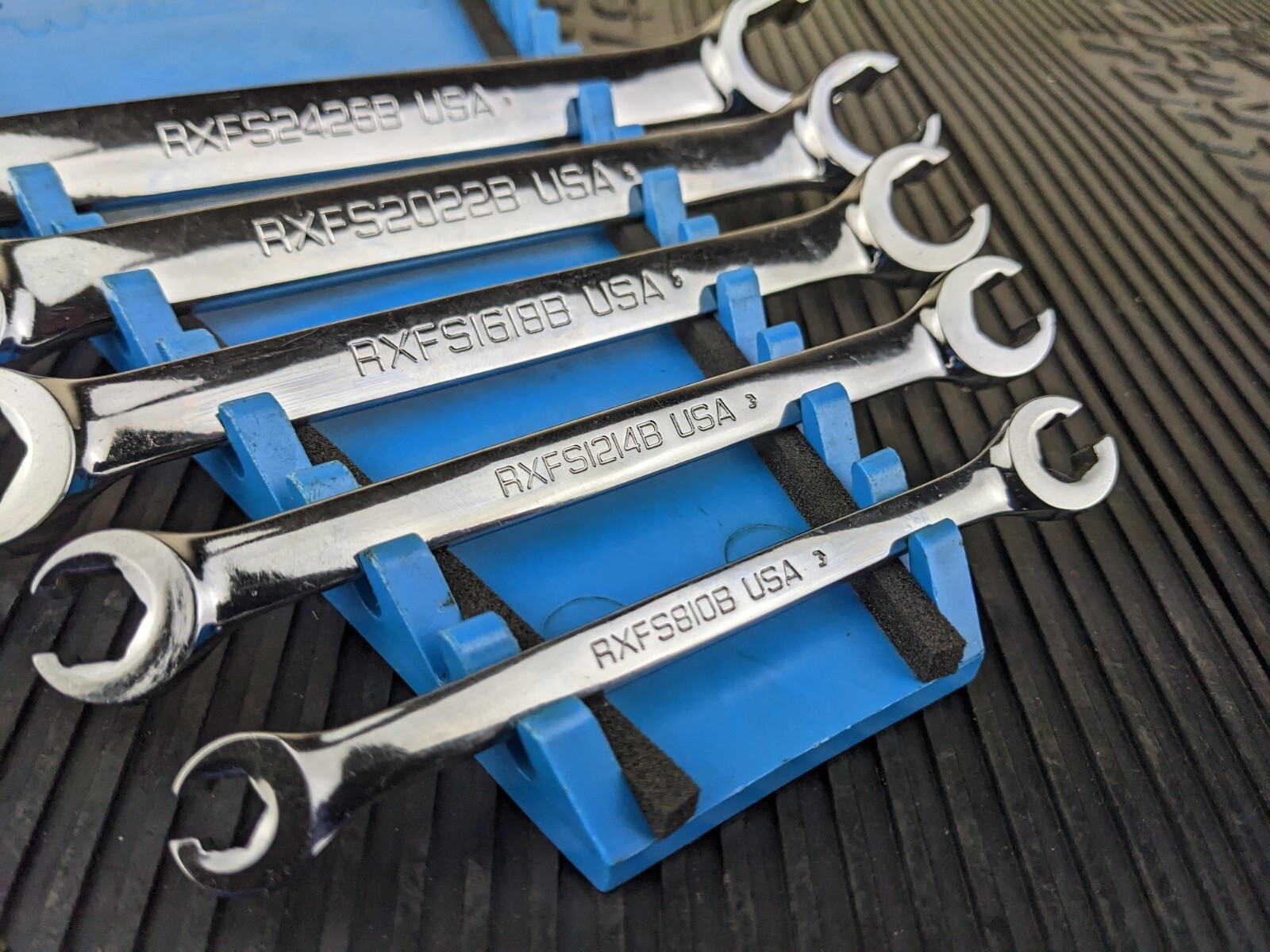 #be246 SNAP ON RXFS605B SAE 6 PT DOUBLE FLARE NUT WRENCH SET 1/4″- 13/16″