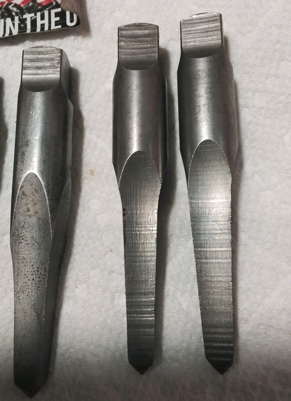 7Pc HANSON-IRWIN-HANSON ASSORTED STRAIGHT SCREW EXTRACTOR SET #4-#5 USA-MADE