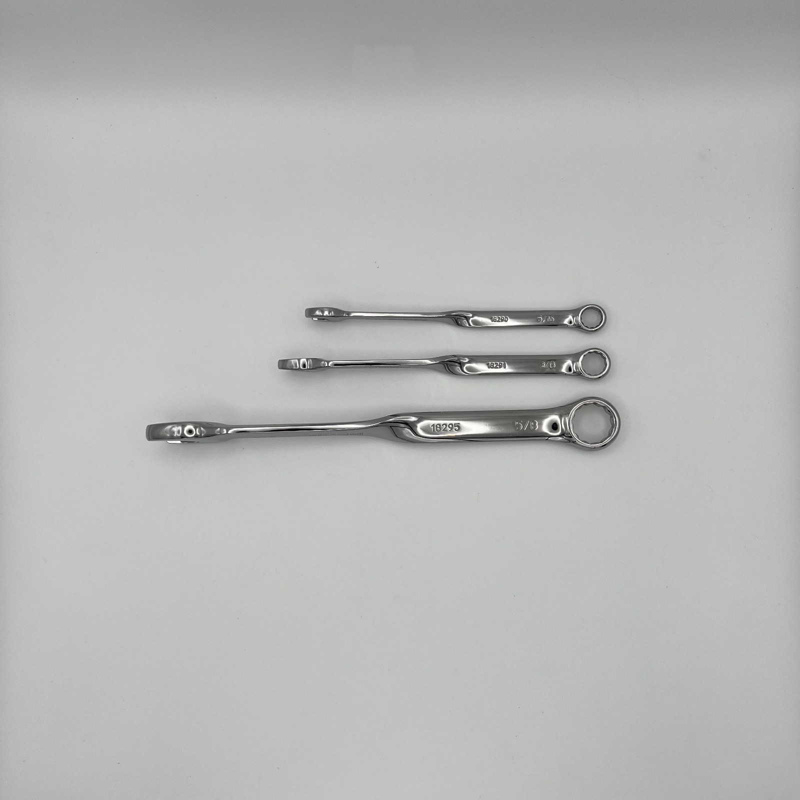 Gearhead Twisted Combination Wrench 12 Point SAE Chrome Ergonomic Pick a Size