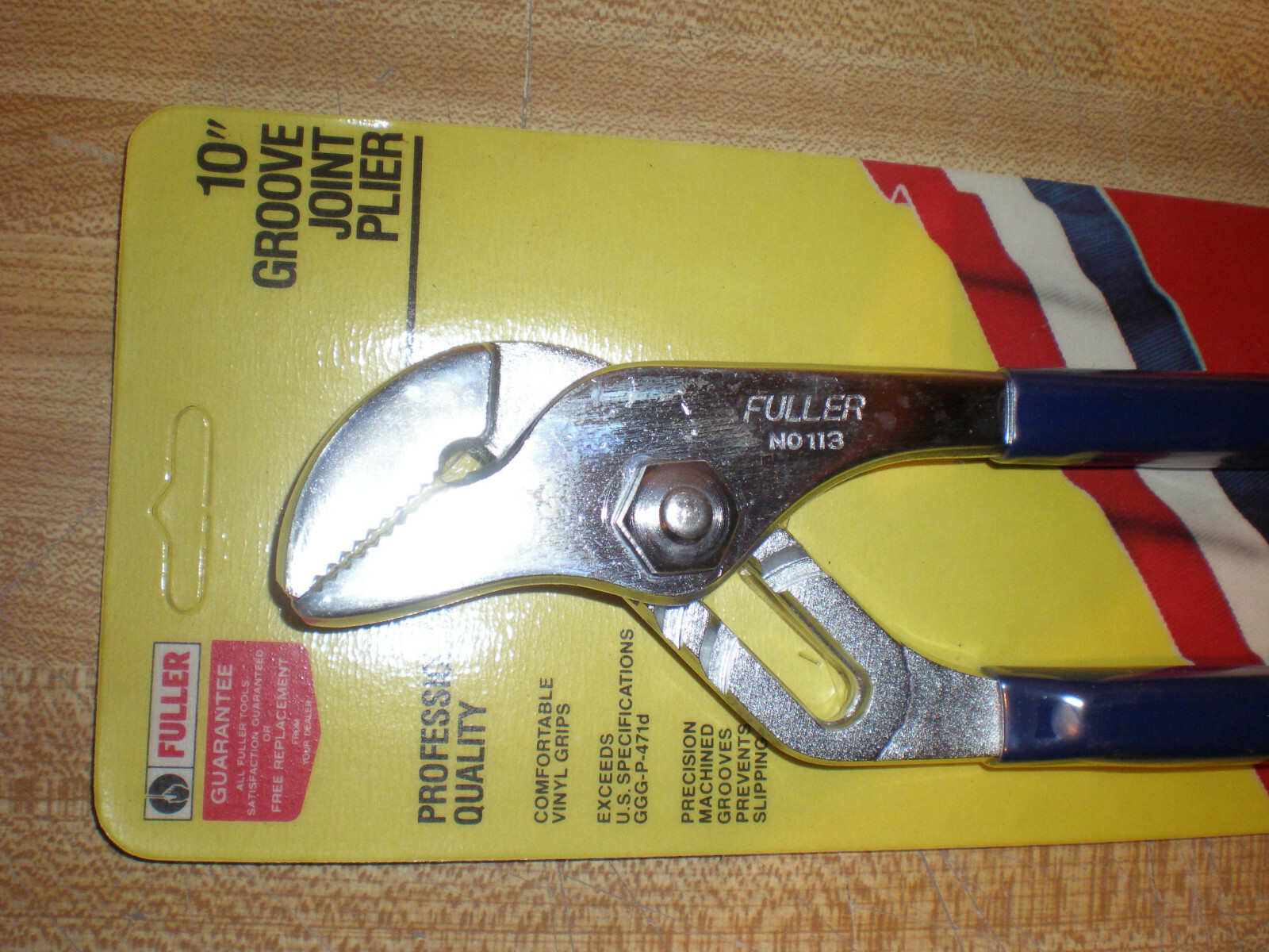 Fuller 10″ Groove Joint Pliers Professional Quality #113 New in Sealed Package.