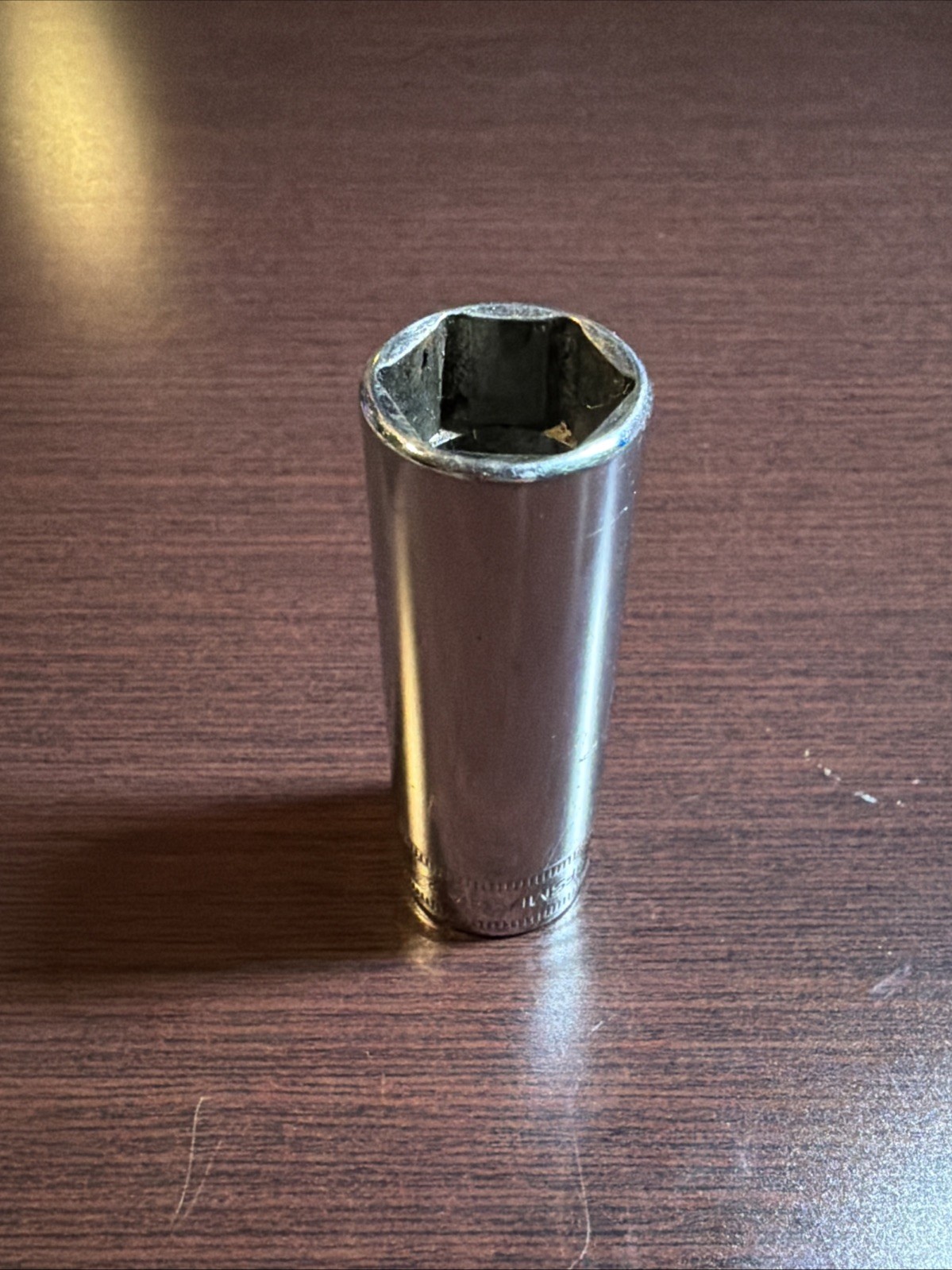 Snap On 3/8″ Drive 6-Point 17mm Deep Chrome Socket SFSM17