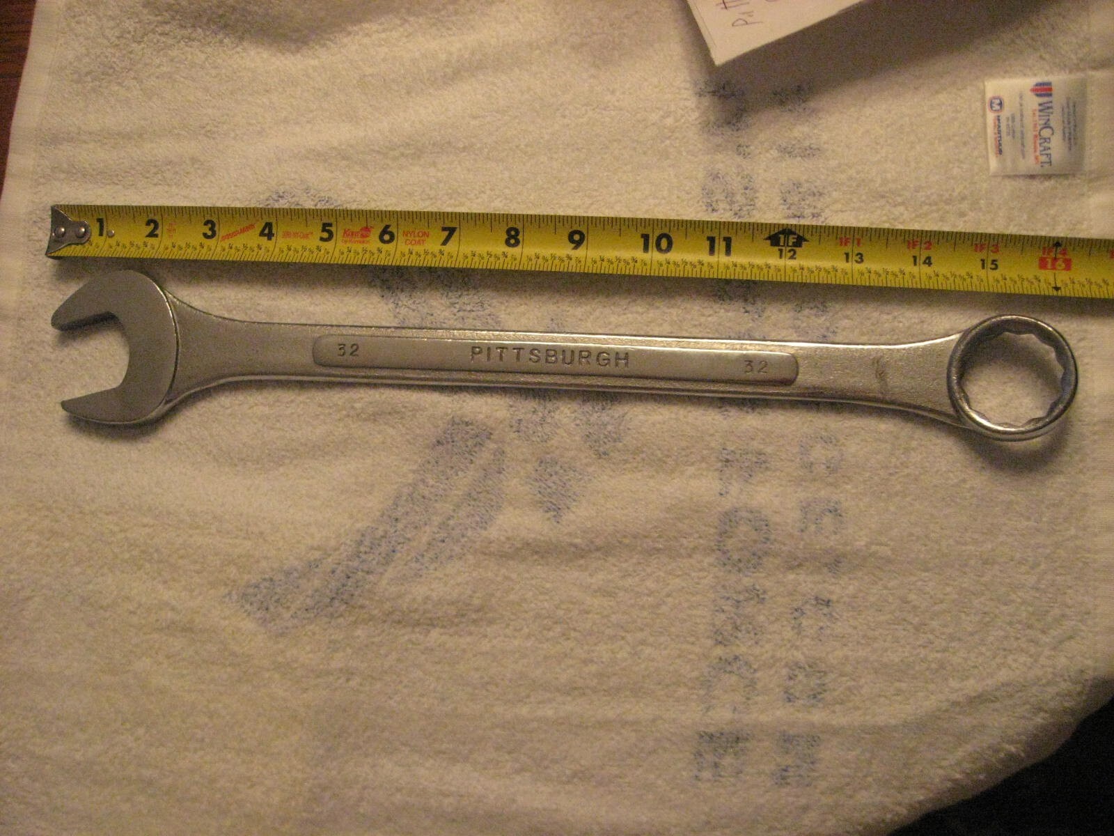 Pittsburg 32mm 32 MM 12 point combination wrench Pittsburgh