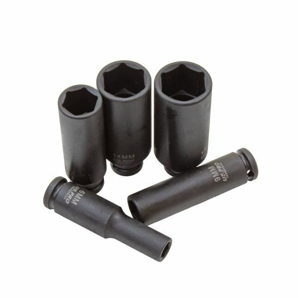 US PRO INDUSTRIAL 14pc 1/4″ DRIVE DEEP IMPACT SOCKET SET 4mm to 15mm 3479