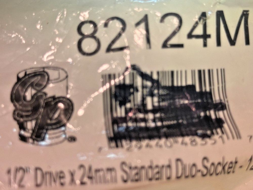 82124M | 1/2″ Drive x 24mm Standard Length 12 Pt Duo-Socket Lifetime Warranty