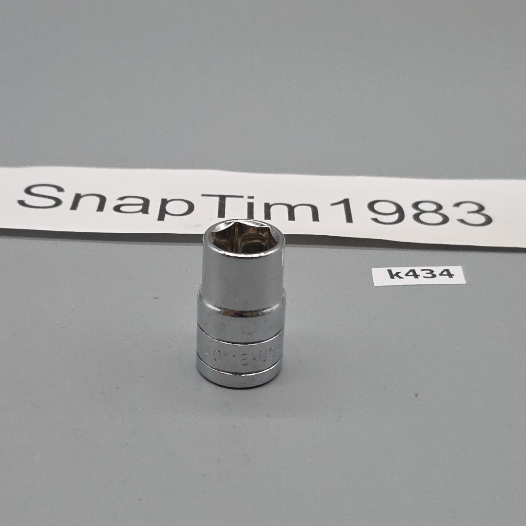 S-K Tools 9/16″ 6 Point Shallow Chrome Socket 1/2″ Drive 40118 USA