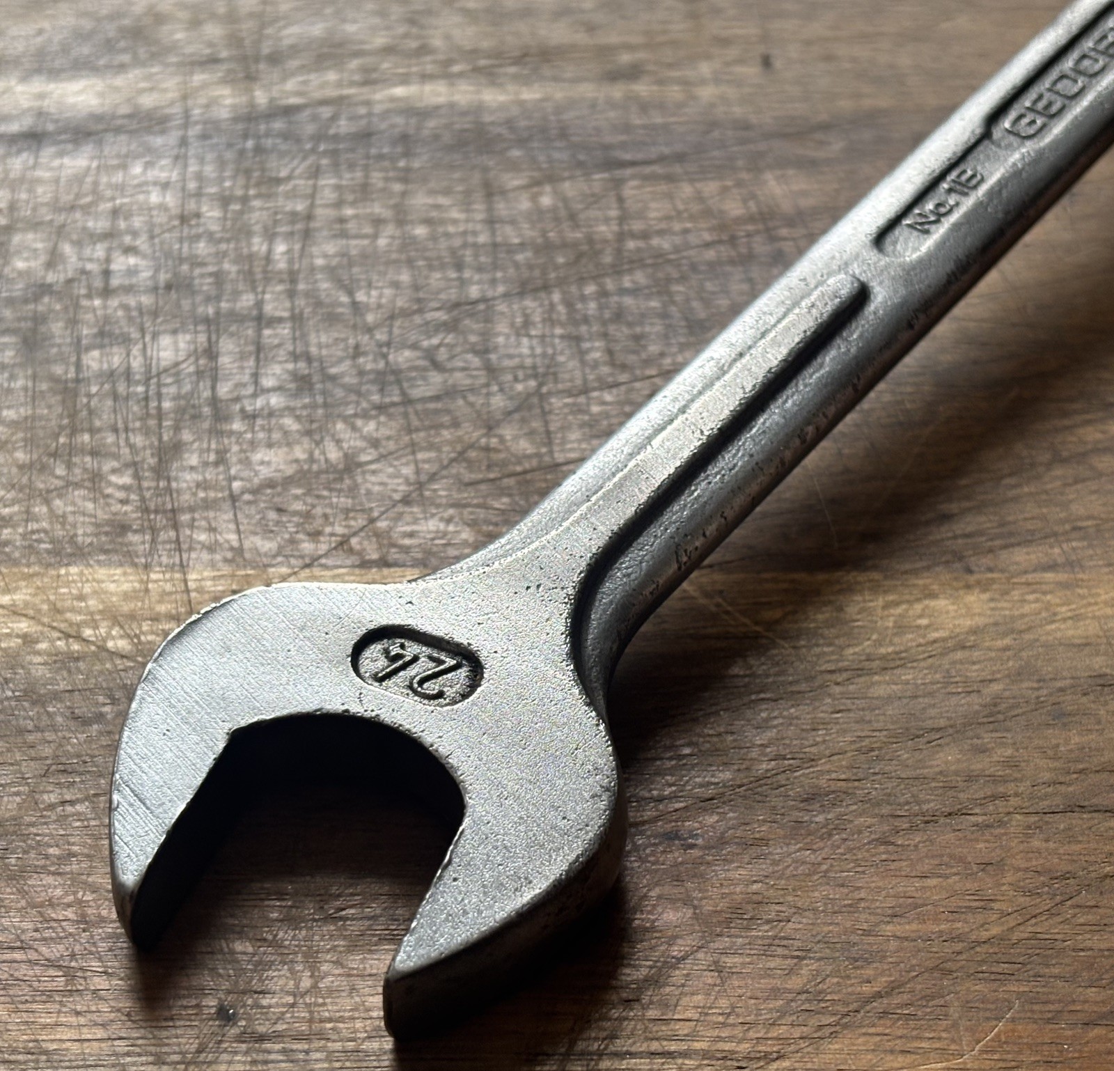GEDORE No1B – 24mm metric – Cranked Combination Spanner . High Quality German