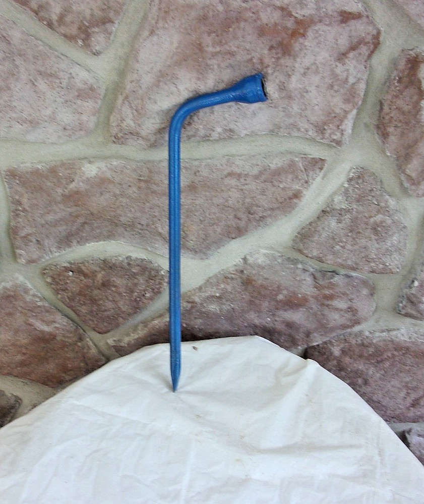 Vintage Tire Iron Tool With 3/4 INCH 6 Point SOCKET 15 INCHES LONG. SIGNED