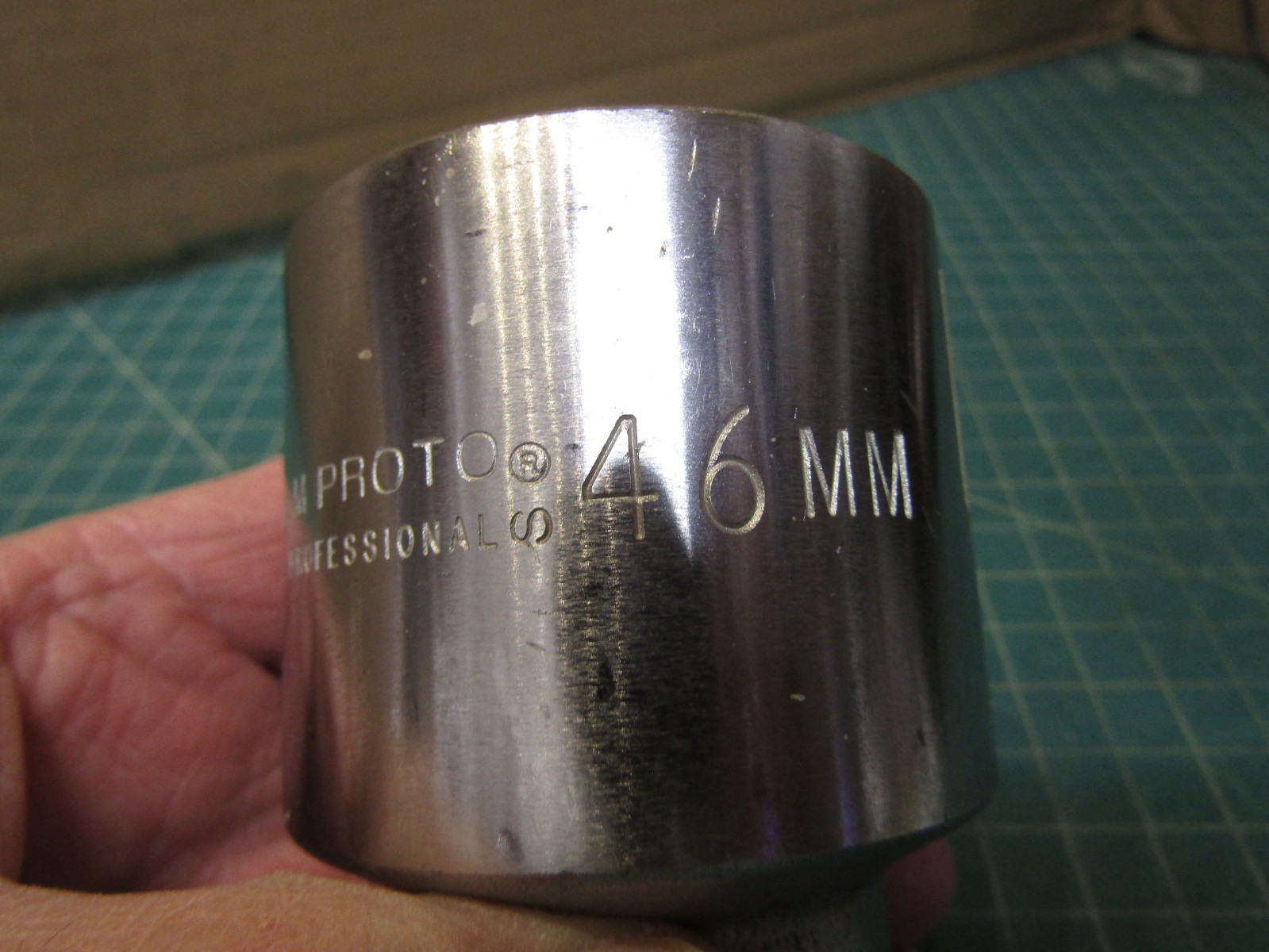 1 – Proto Professional 3/4″ drive, 12 Point Socket Chrome 46mm 5546M. USED