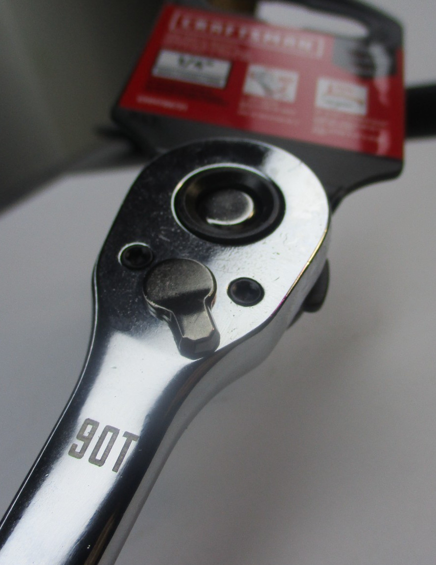 Craftsman CMMT86721 1/4″ Drive 90 Tooth Quick Release Ratchet New