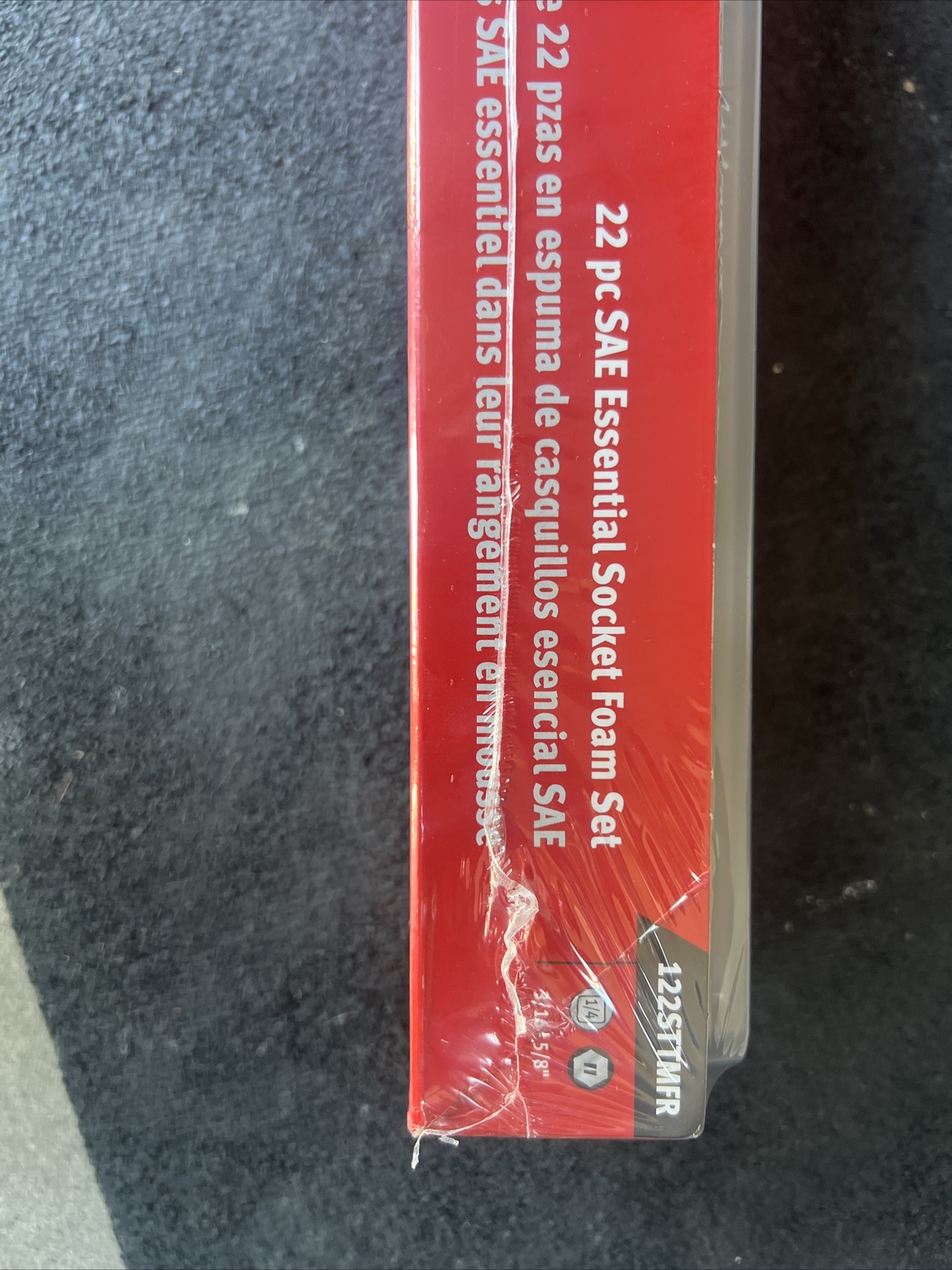 For Snap On 22 Pc SAE Shallow and Deep Essential Socket Set in Foam 122STTMFR