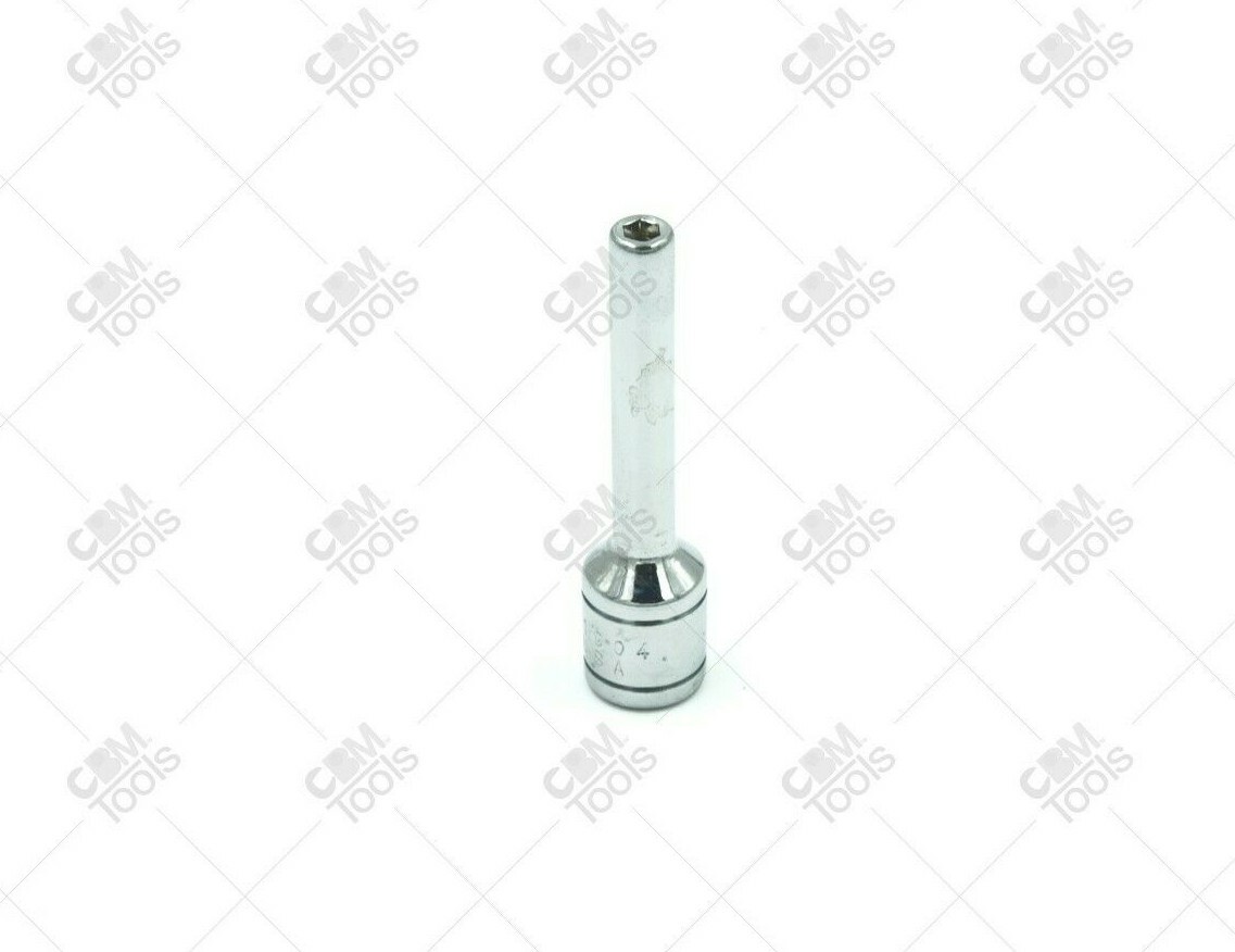 SK Hand Tools 41904 1/4″ Dr. 1/8″ 6pt Deep Fractional Chrome Socket