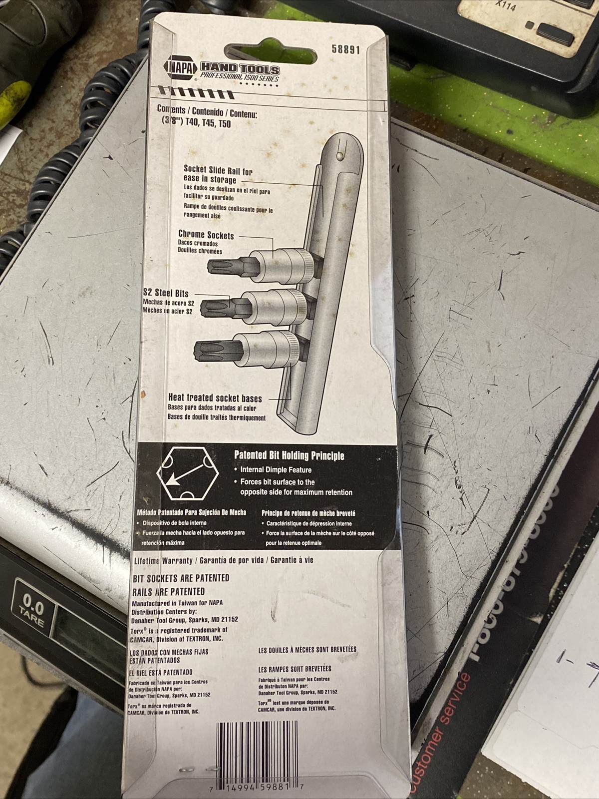 NAPA Tools, Part #58891, 3 Piece Torx Bit Brake Caliper Set, 3/8″ Drive