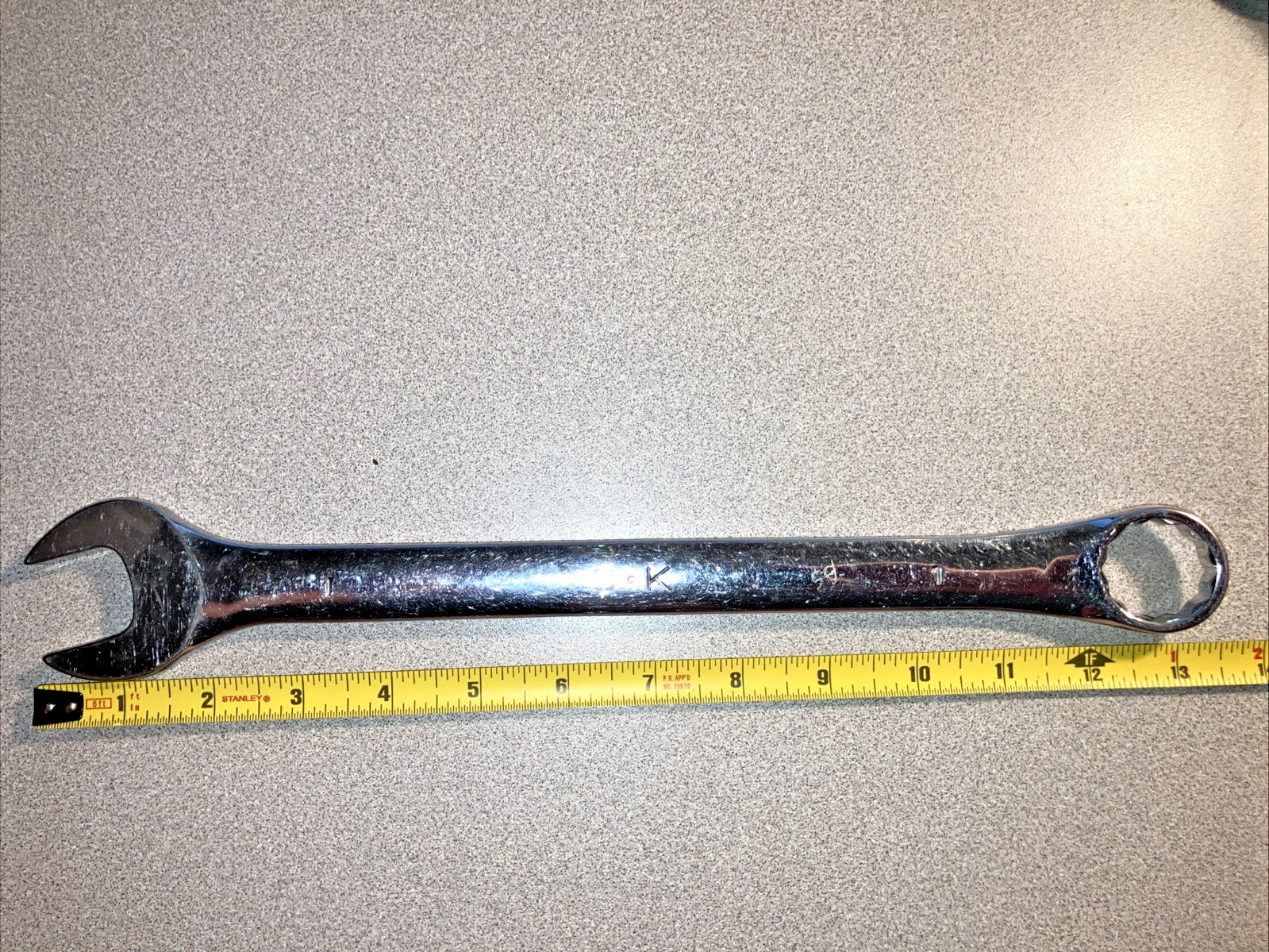 S-K Tools 1” 88232 12 Point Polished Chrome Combination Wrench USA